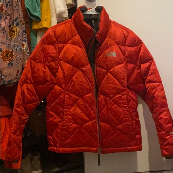The North Face Jackets Coats North Face 55 Series Womens Puffer Jacket Red Poshmark